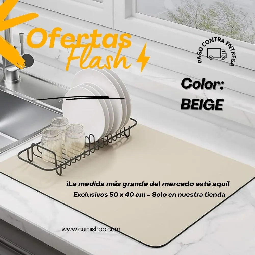 Tapete Ultra Absorbente Para Cocina 50X40 CM