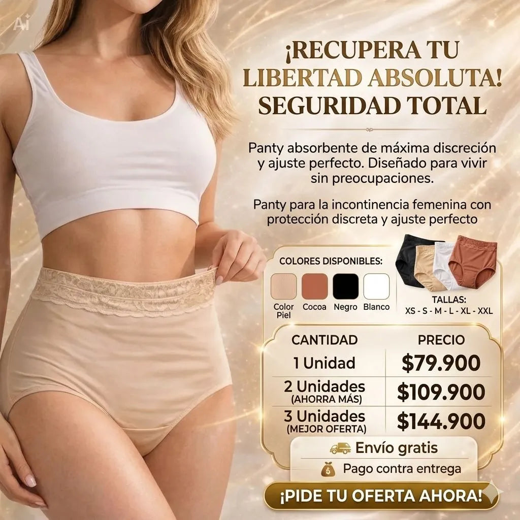 Panty para la incontinencia