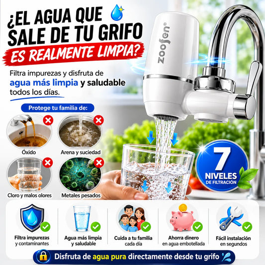 Lo que no ves en el agua de tu grifo podría terminar en tu cuerpo -  💧 Filtra impurezas, óxido y sedimentos para disfrutar agua más limpia cada día.