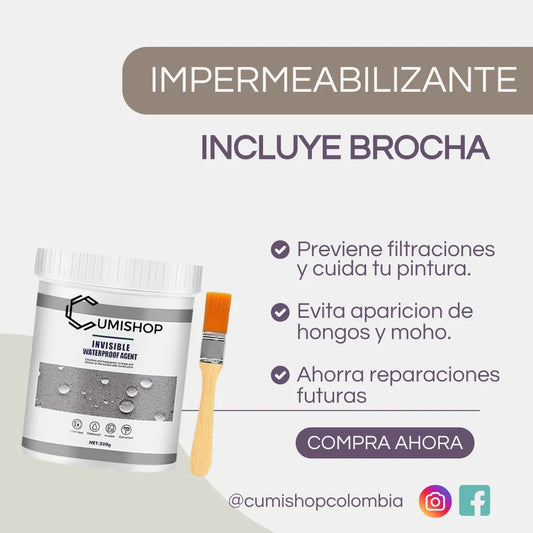 Impermeabilizante Transparente – Sella filtraciones al instante