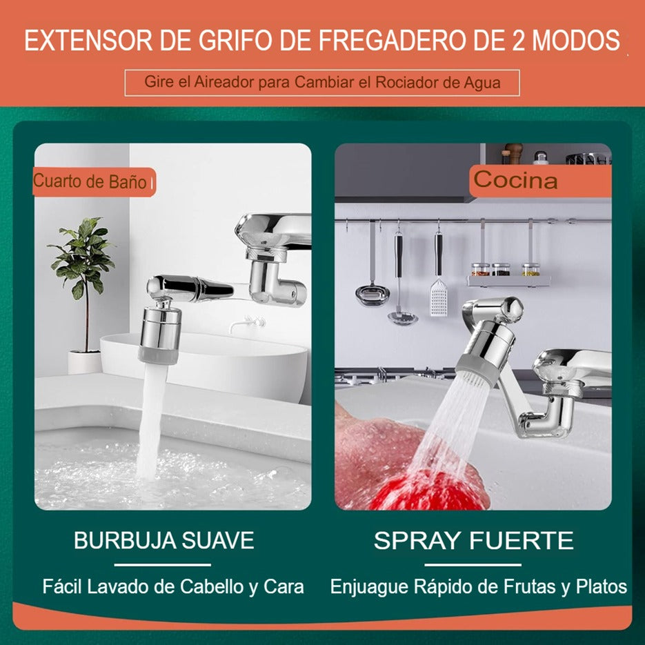 Extensor de Grifo Multifuncional 360°