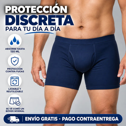 Paga 1 y Lleva 2 – Bóxer para Incontinencia Absorbente, Lavable y Discreto